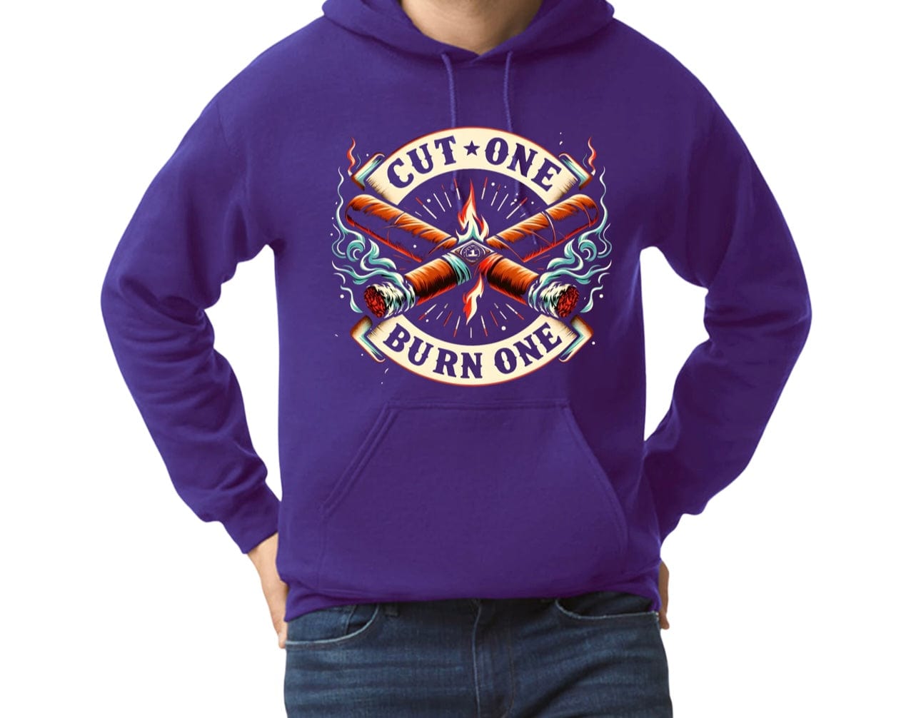 Unisex Hoodie, X-fire, Purple