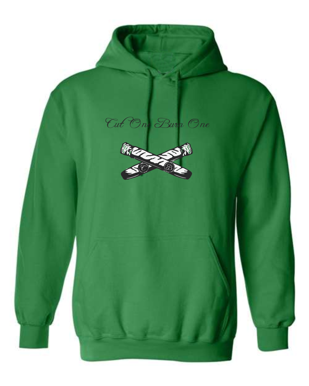 Unisex hoodie,Sticks,Irish Green
