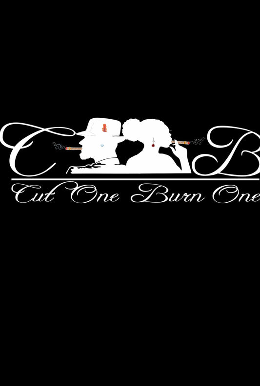 Cut One Burn One Logo’s Black Tee’s