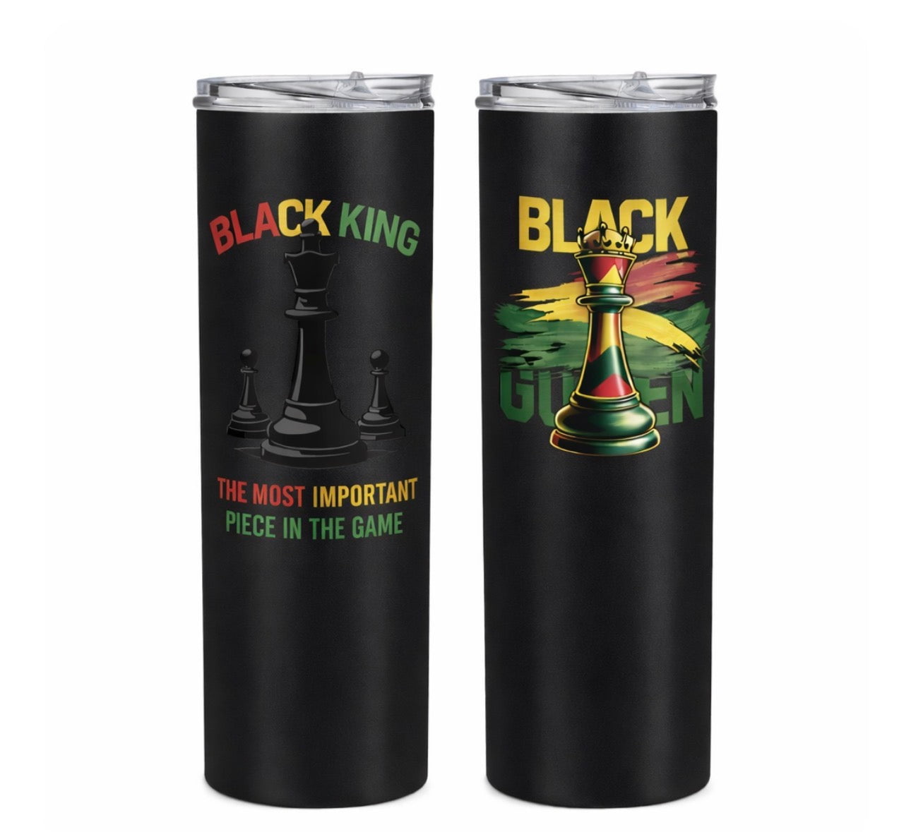 King and queen Tumblers, bundle ￼