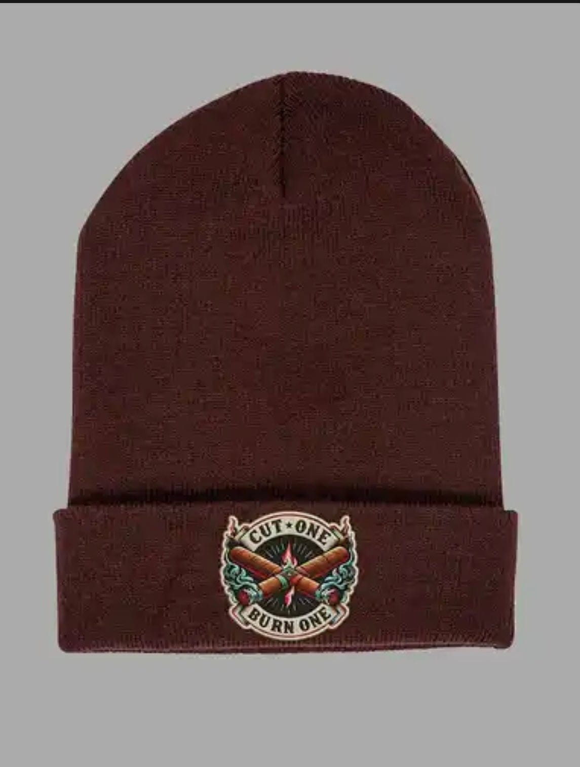 Maroon beanie