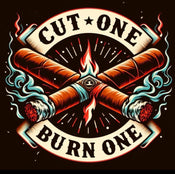 Cut One Burn One logo
