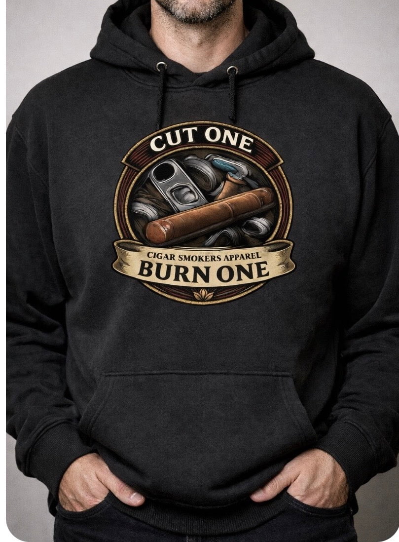 One Stick with a cutter, hoodie